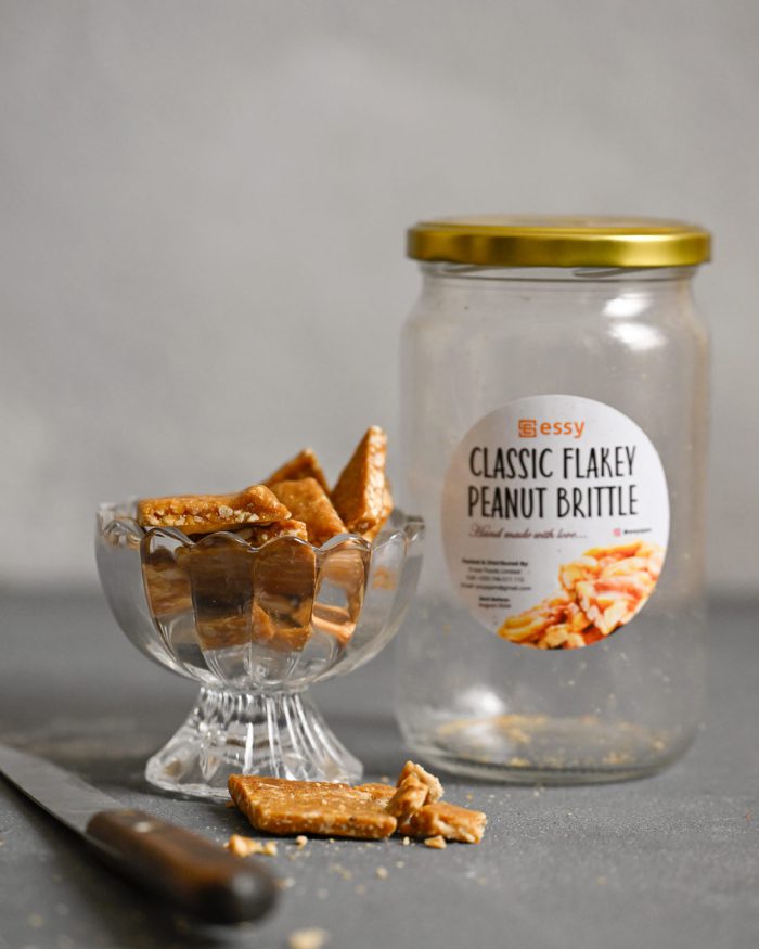 Essy flakey peanut brittles