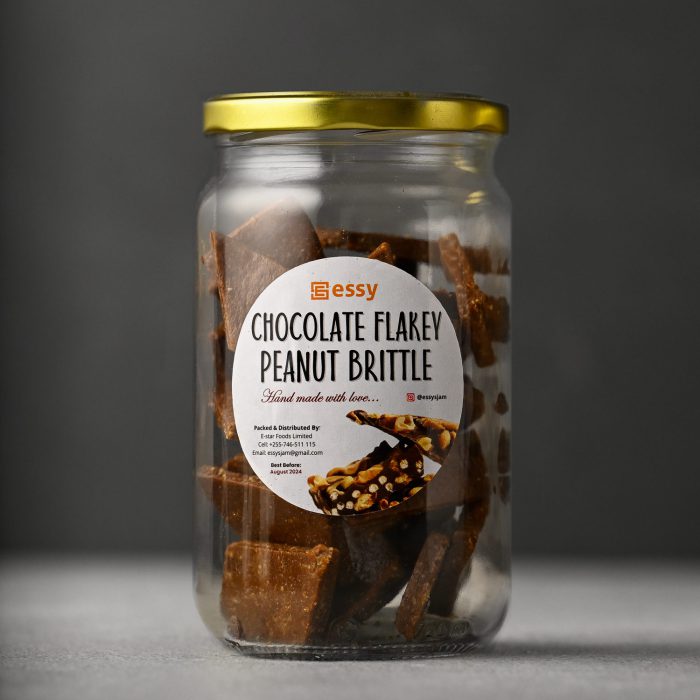 Essy Chocolate flakey peanut brittle